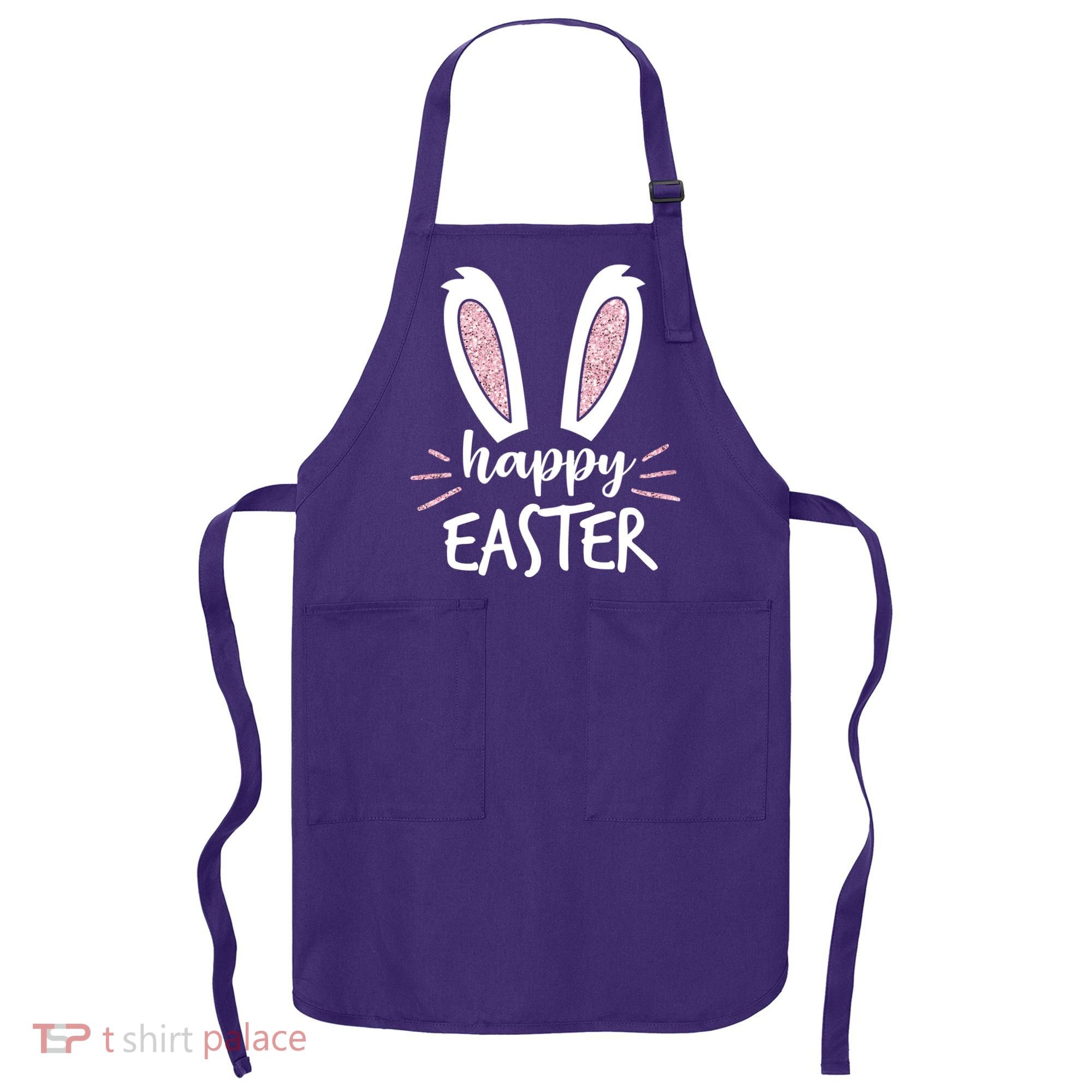 Happy Easter Bunny Ears Apron