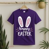 Happy Easter Bunny Ears T-Shirt thumb 2