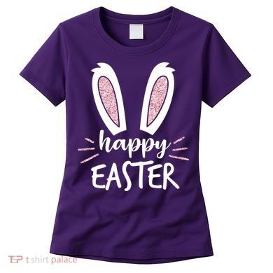 Happy Easter Bunny Ears Women's T-Shirt