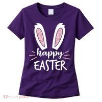 Happy Easter Bunny Ears Women's T-Shirt thumb 0