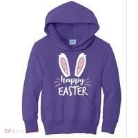 Happy Easter Bunny Ears Kids Hoodie thumb 0