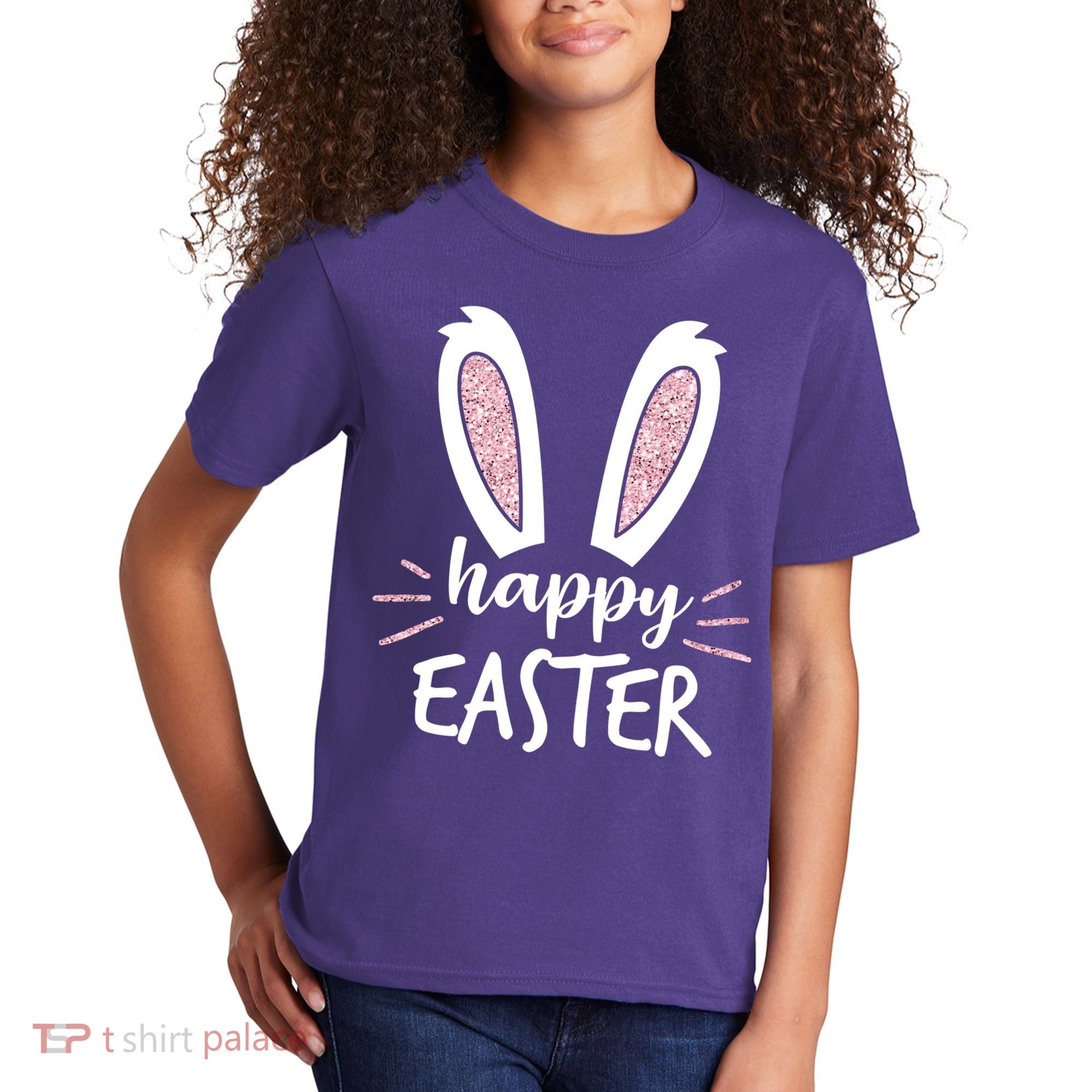 Happy Easter Bunny Ears Kids T-Shirt