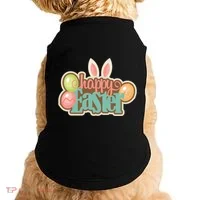 Happy Easter Bunny Ears Holiday Doggie Tank thumb 0
