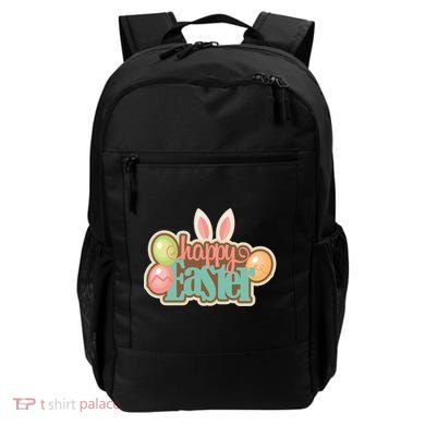 Happy Easter Bunny Ears Holiday Backpack
