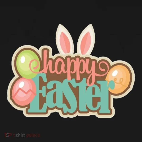 Happy Easter Bunny Ears Holiday Bucket Hat