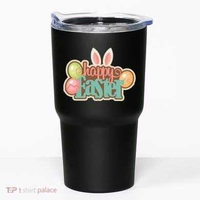 Happy Easter Bunny Ears Holiday Tumbler