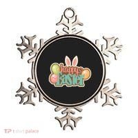 Happy Easter Bunny Ears Holiday Ornament thumb 0