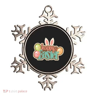 Happy Easter Bunny Ears Holiday Ornament