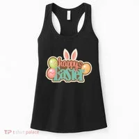 Happy Easter Bunny Ears Holiday Women's Tank Top thumb 0
