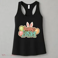 Happy Easter Bunny Ears Holiday Women's Tank Top thumb 3