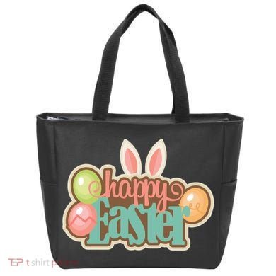 Happy Easter Bunny Ears Holiday Tote Bag