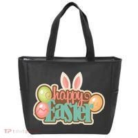 Happy Easter Bunny Ears Holiday Tote Bag thumb 0