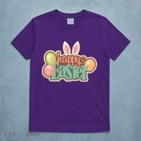 Happy Easter Bunny Ears Holiday T-Shirt thumb 5