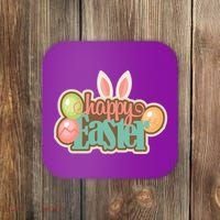 Happy Easter Bunny Ears Holiday Coaster thumb 0