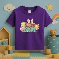 Happy Easter Bunny Ears Holiday Toddler T-Shirt thumb 3