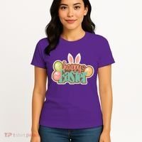 Happy Easter Bunny Ears Holiday Women's T-Shirt thumb 4