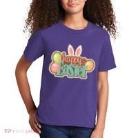 Happy Easter Bunny Ears Holiday Kids T-Shirt thumb 2