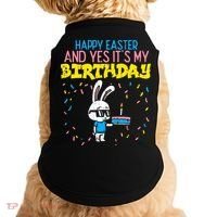 Happy Easter Birthday Bunny Cake Bday Party Doggie Tank thumb 0