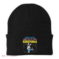 Happy Easter Birthday Bunny Cake Bday Party Beanie thumb 0