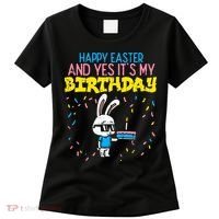 Happy Easter Birthday Bunny Cake Bday Party Women's T-Shirt thumb 0