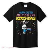 Happy Easter Birthday Bunny Cake Bday Party Kids T-Shirt thumb 0