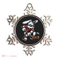 Happy Easter Bunny Playing Hockey Easter Sport Ornament thumb 0