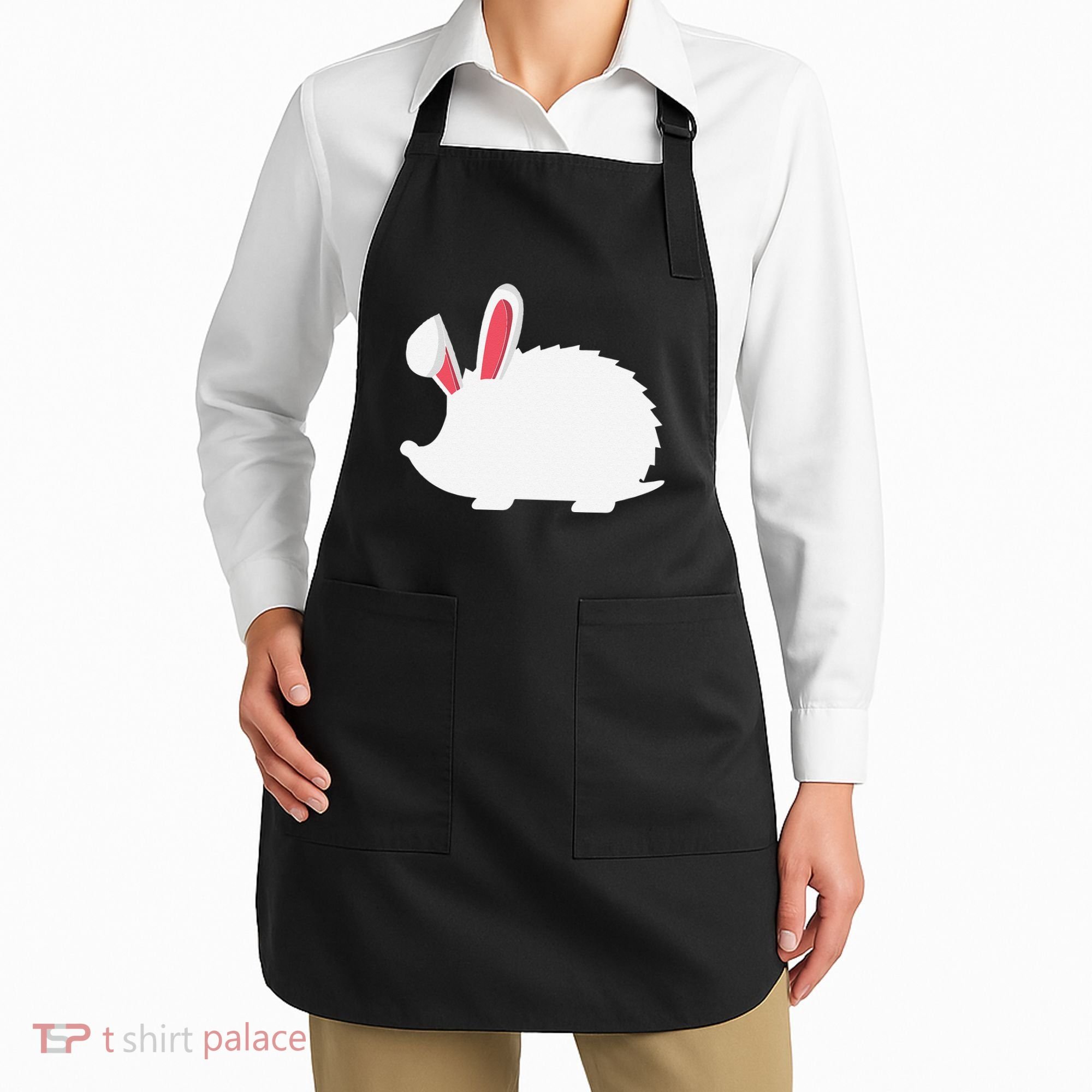 Hedgehog Easter Bunny For Apron