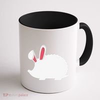 Hedgehog Easter Bunny For Coffee Mug thumb 1