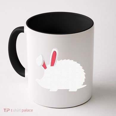 Hedgehog Easter Bunny For Coffee Mug