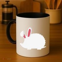 Hedgehog Easter Bunny For Coffee Mug thumb 4