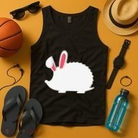 Hedgehog Easter Bunny For Tank Top thumb 4