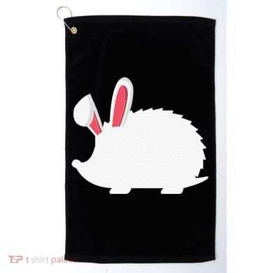 Hedgehog Easter Bunny For Golf Towel