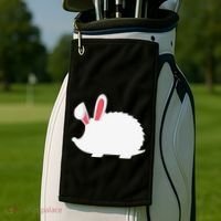 Hedgehog Easter Bunny For Golf Towel thumb 2