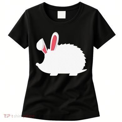 Hedgehog Easter Bunny For Women's T-Shirt