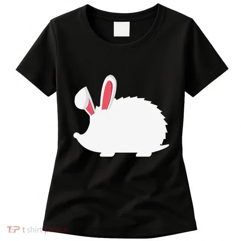 Hedgehog Easter Bunny For Women's T-Shirt in the selected color