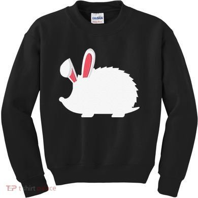 Hedgehog Easter Bunny For Kids Sweatshirt