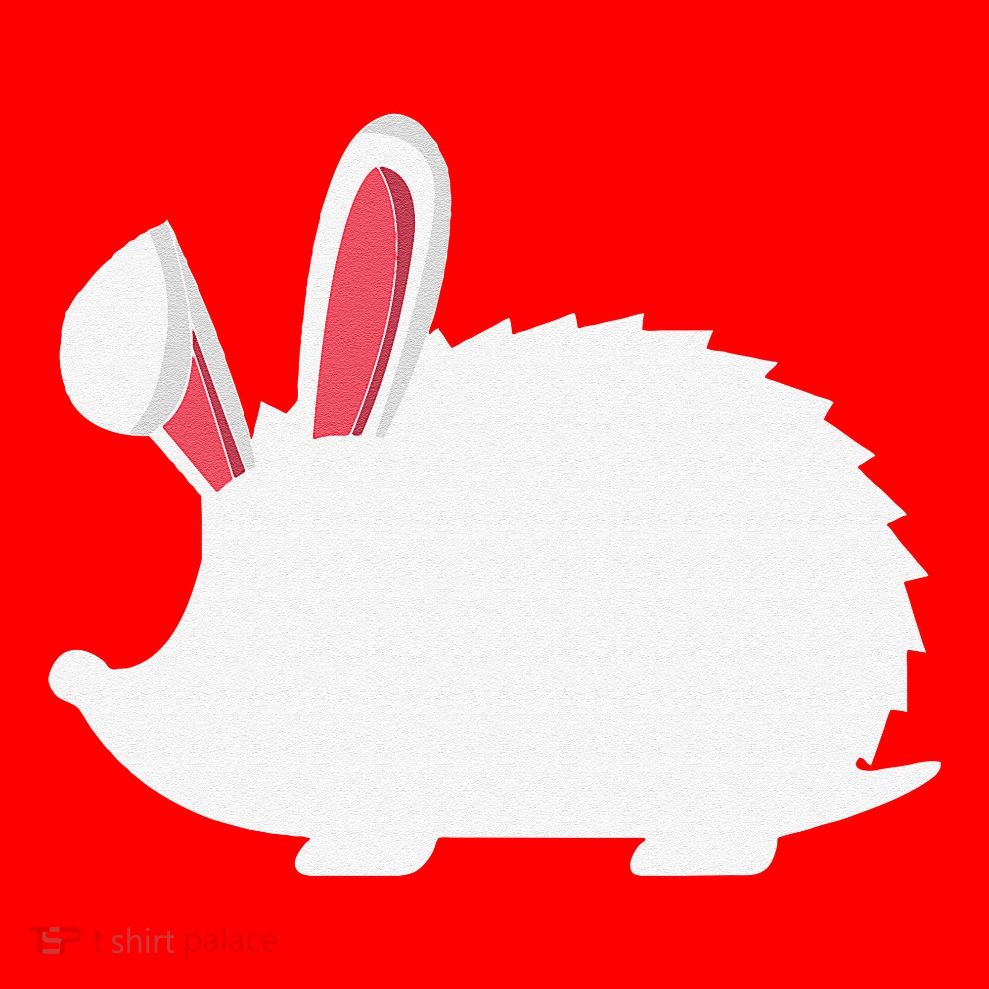 Hedgehog Easter Bunny For Santa Hat
