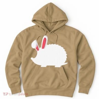 Hedgehog Easter Bunny For Hoodie