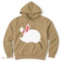 Hedgehog Easter Bunny For Hoodie thumb 0