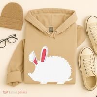 Hedgehog Easter Bunny For Hoodie thumb 4