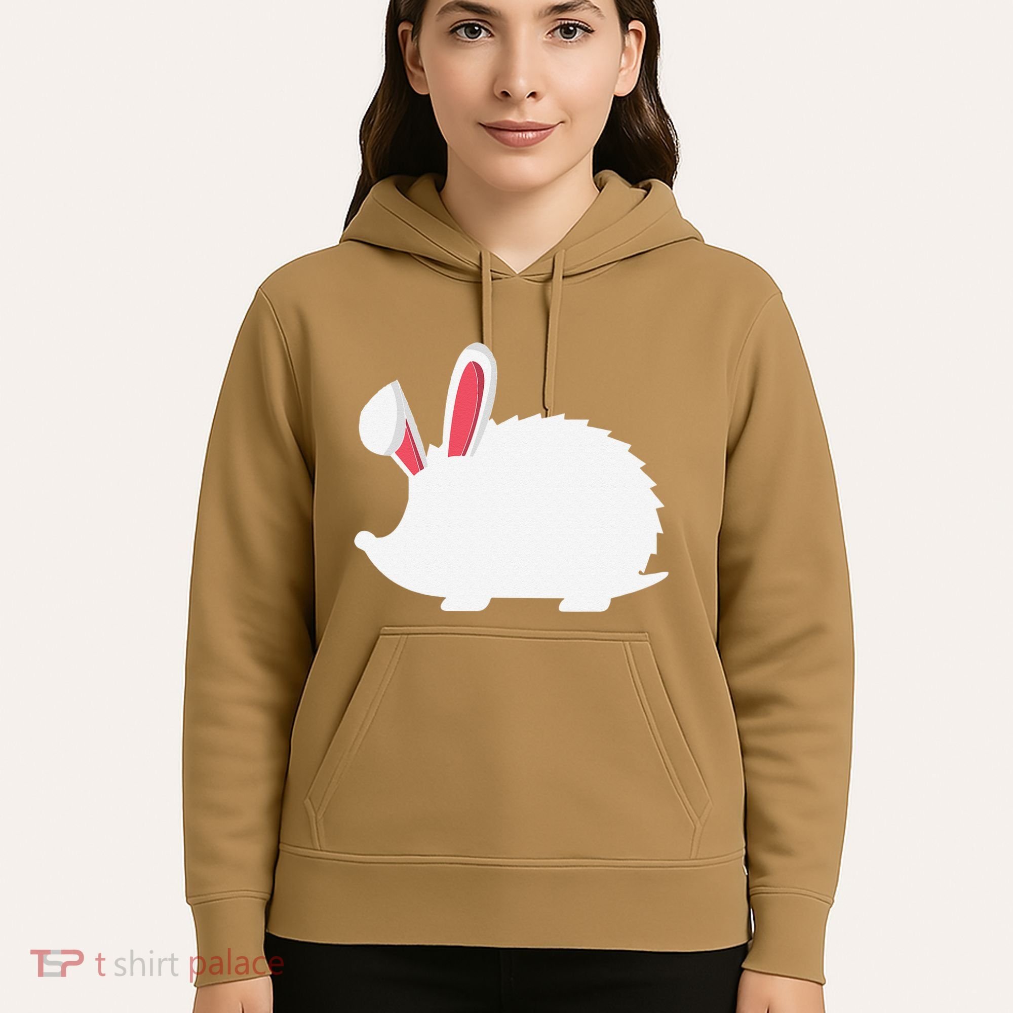 Hedgehog Easter Bunny For Hoodie