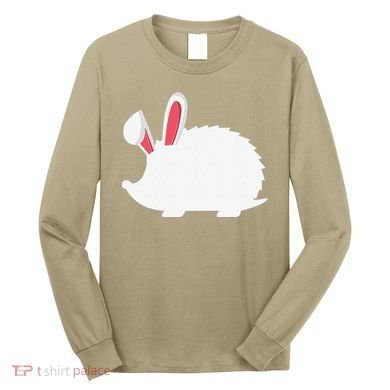 Hedgehog Easter Bunny For Long Sleeve Shirt
