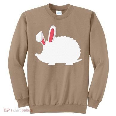 Hedgehog Easter Bunny For Sweatshirt