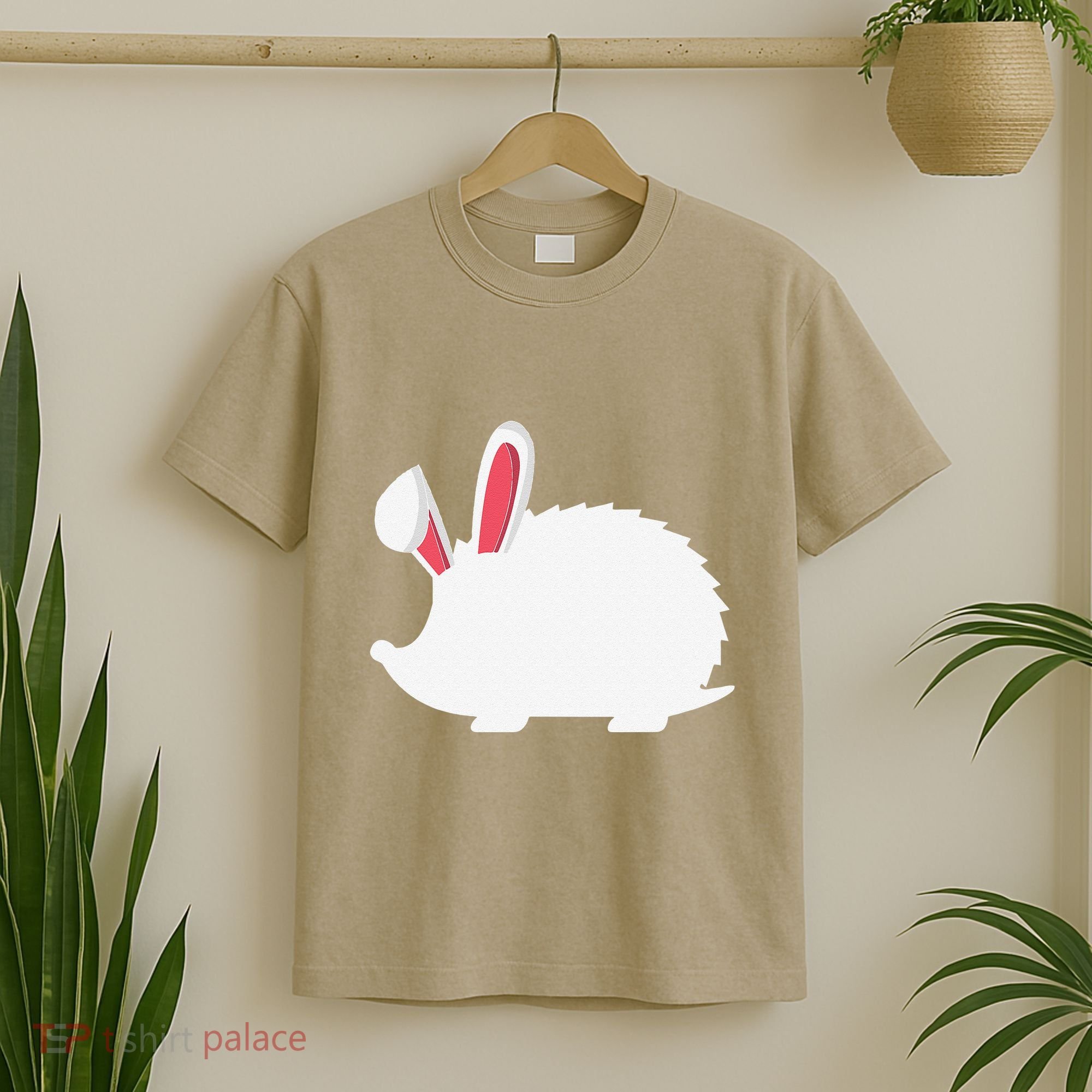 Hedgehog Easter Bunny For T-Shirt
