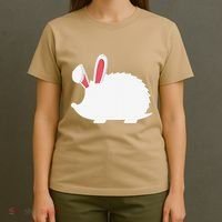 Hedgehog Easter Bunny For T-Shirt thumb 4