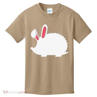 Hedgehog Easter Bunny For Kids T-Shirt
