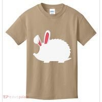 Hedgehog Easter Bunny For Kids T-Shirt thumb 0