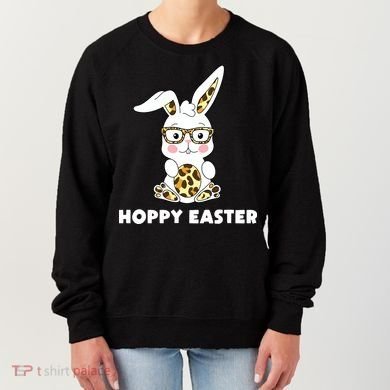 Hoppy Easter Bunny Cute Holiday Women's Sweatshirt