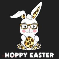 Hoppy Easter Bunny Cute Holiday Women's Sweatshirt thumb 2