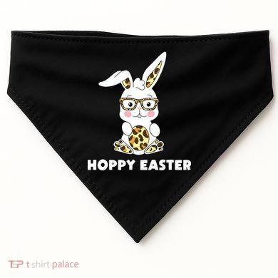 Hoppy Easter Bunny Cute Holiday USA-Made Doggie Bandana